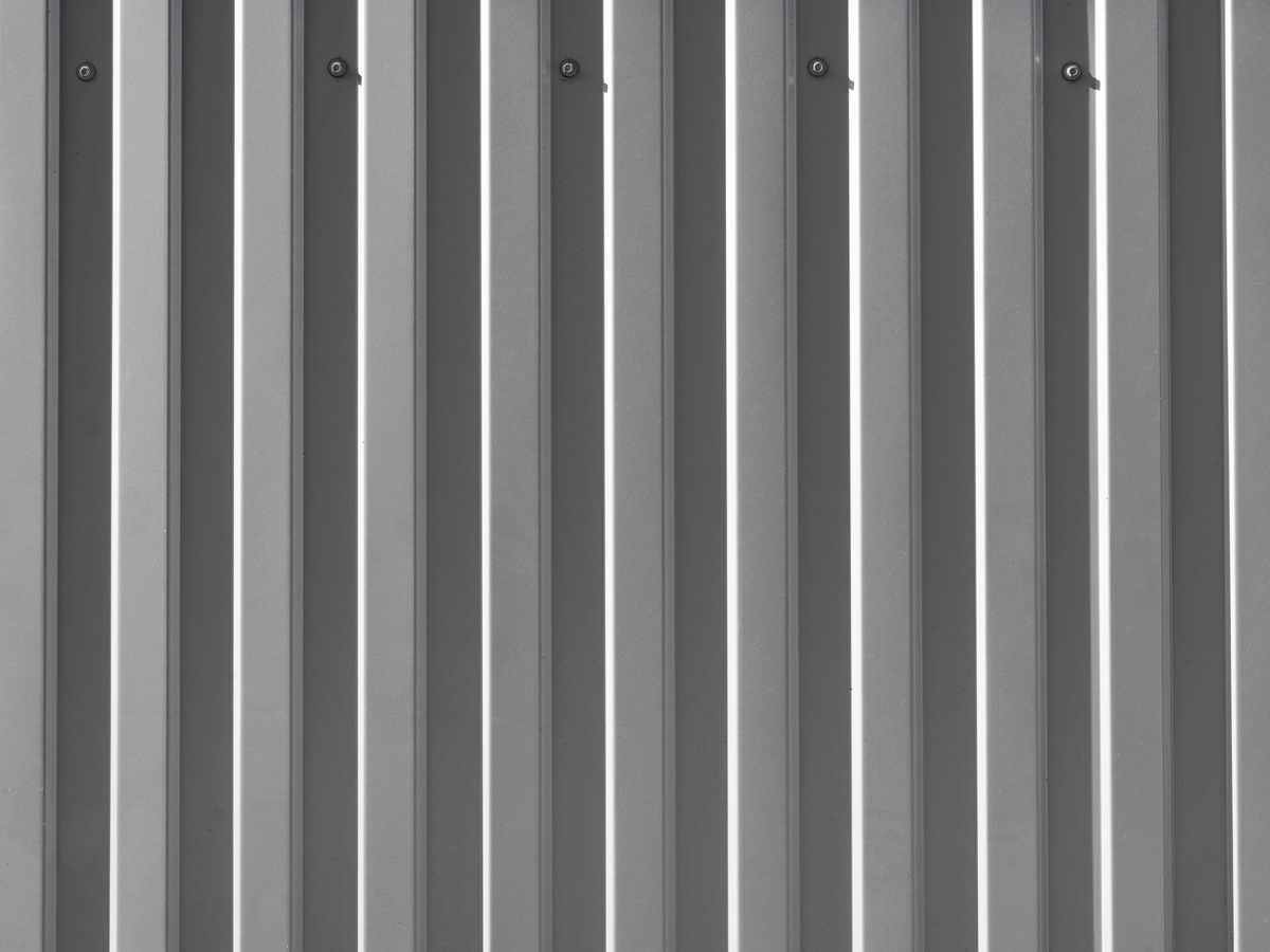 Забор из профнастила KS-10050, серый